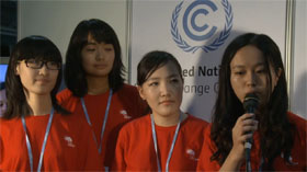 Chinese youth delegation to COP17