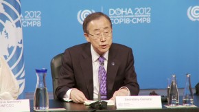 COP18: Ban Ki-moon warns window of opportunity on climate change is closing